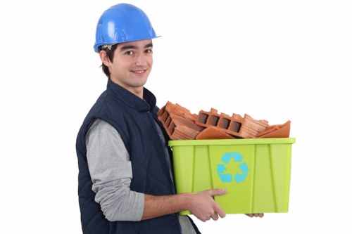 House clearance service team at work