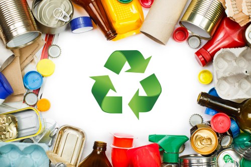 Eco-friendly garage clearance process in action