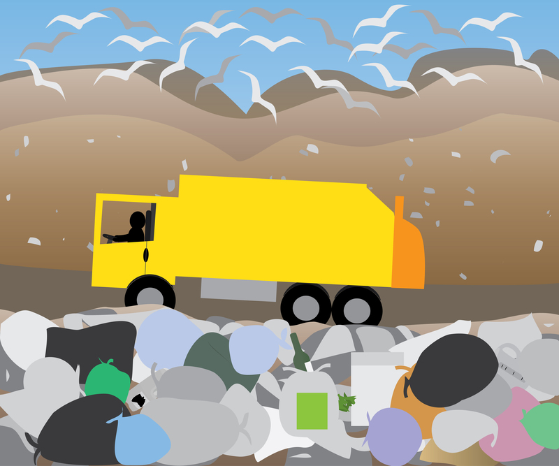 Waste disposal property